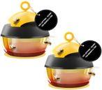 2x Wespenfalle Insektenfalle Fliegenfalle Tisch Haus Garten Wespenabwehr Qivee® 2x Q35