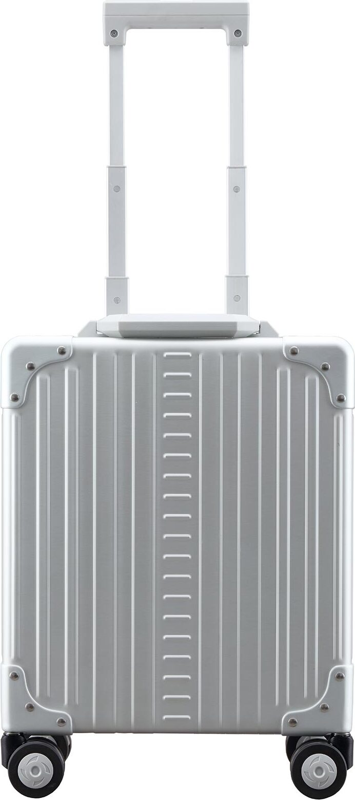Aleon Business 4-Rollen Businesstrolley 42 cm Laptopfach (silver) 1655-PL