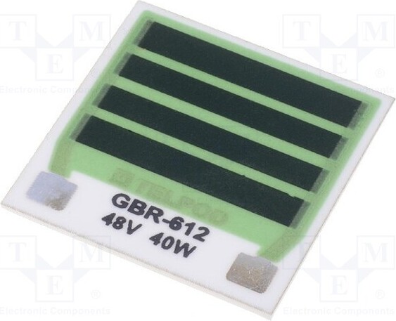 TNE 1x Widerstand: thick film Heizwiderst 57,6 40W gekt H: 1mm GBR-612-48-40-1 Heizwide _1GH_GBR-612/48/40-1