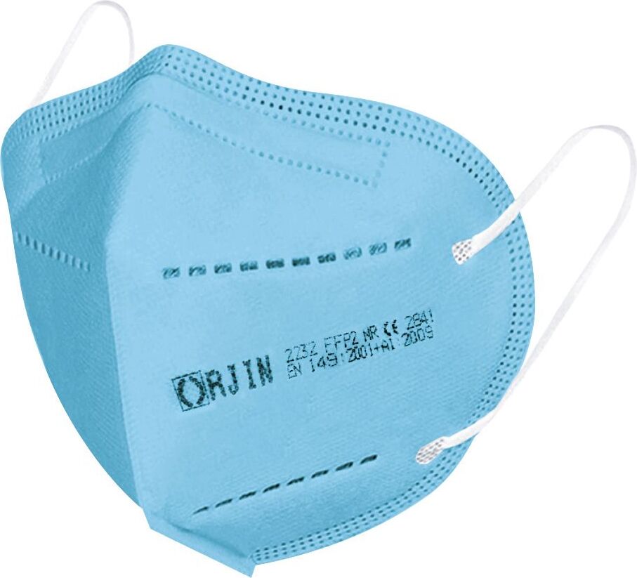 Respirátor ORJIN FFP2 svetlomodrý 1 balenie