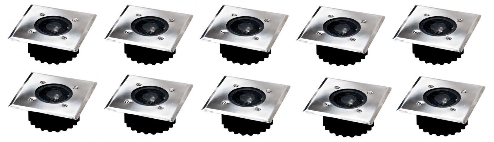 Buri 10x LED Solar-Bodeneinbauleuchte Bodenstrahler Bodeneinbaustrahler Solarlampe 10x LED Solar-Bodeneinbauleuchte Bodenstrahler Bodeneinbaustrahler Solarlampe 018d7 x10