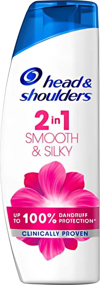 Head & Shoulders - Shampoo - Glatt & Seidig - 2-in-1 - Seidiges Haar & Pflege - 400 ml - 1 Stück 872141