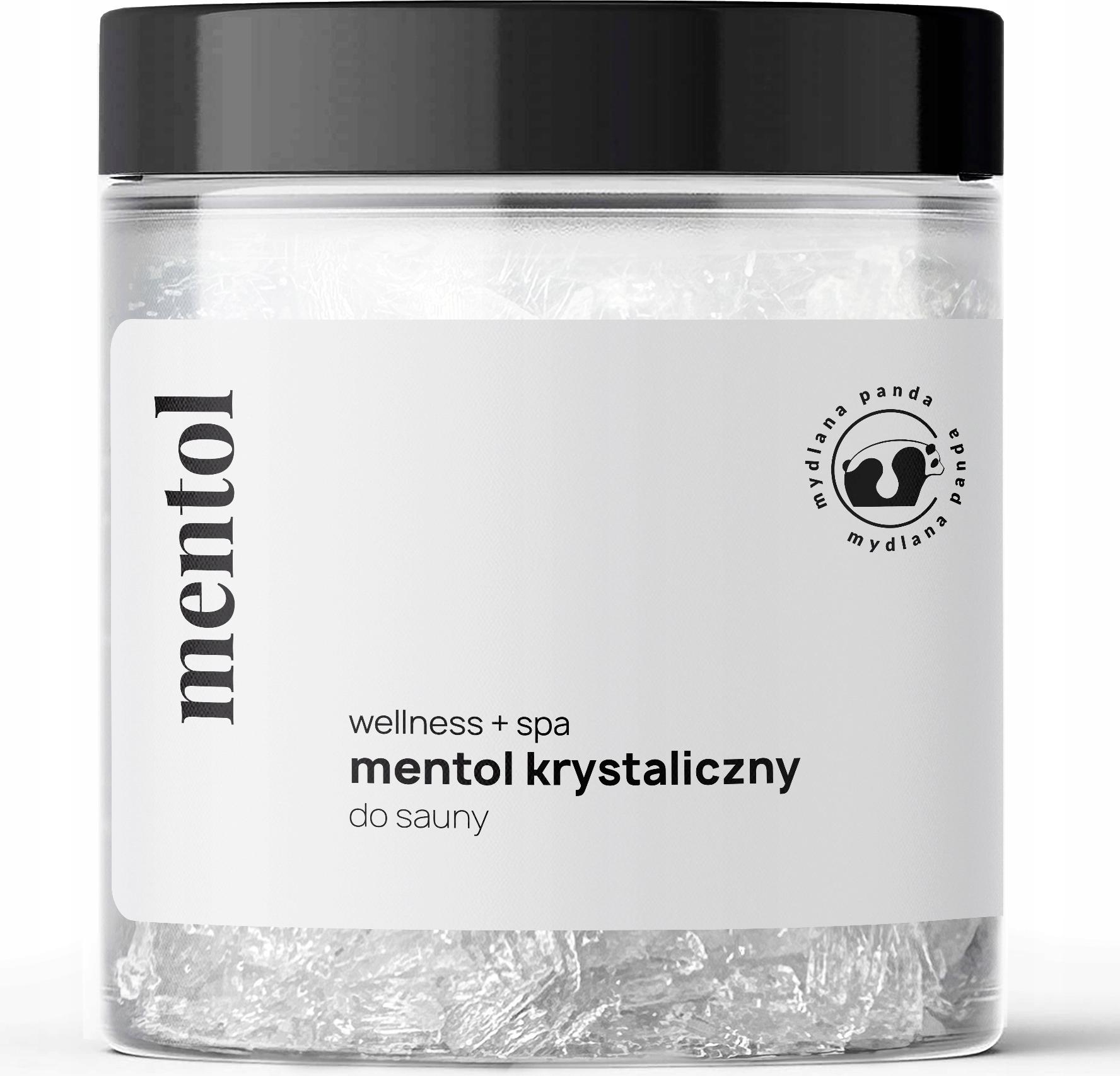 bez marki Kristallines Menthol, 100 g Kristalle zur Saunainhalation, natürlicher Kristall