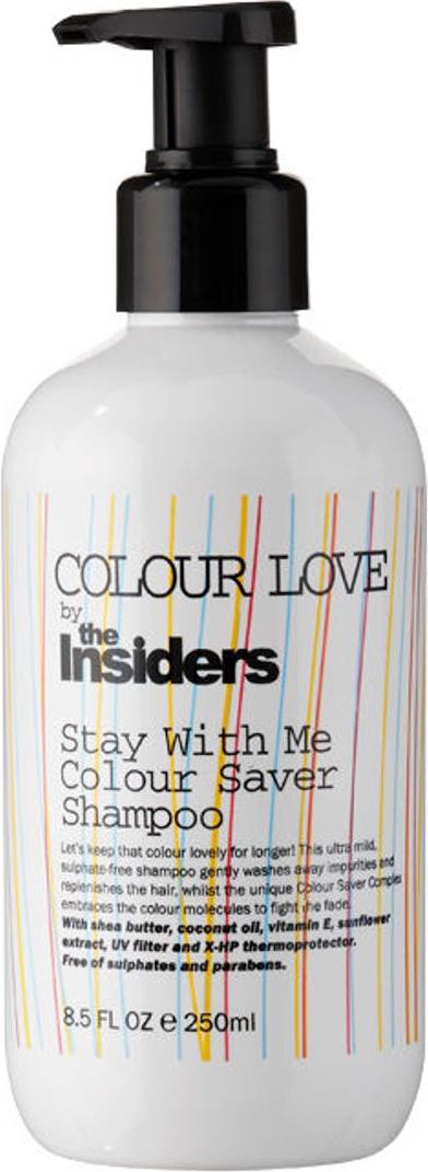 Insider Hair & beauty The Insiders Colour Love Stay With Me Colour Saver Shampoo 250ml