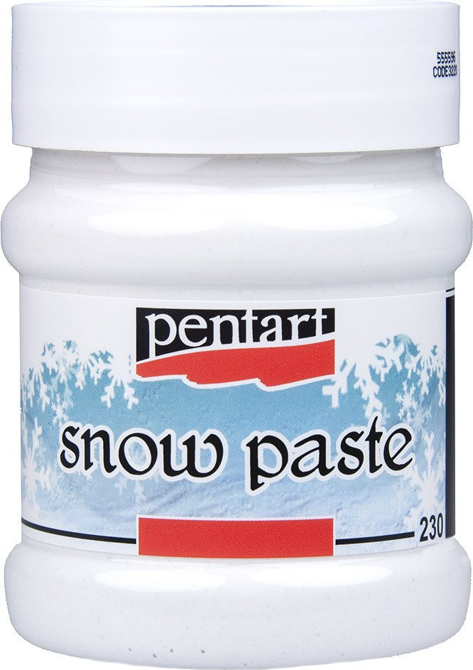 PENTART Grobkörnige Schnee Paste Snow Paste 230ml, 1918