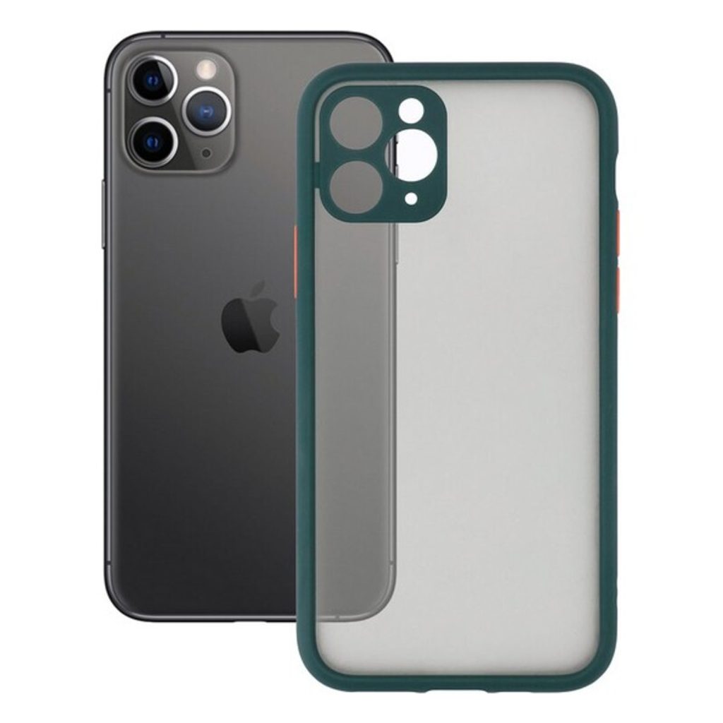 Puzdro na mobilný telefón iPhone 11 KSIX Duo Soft Green