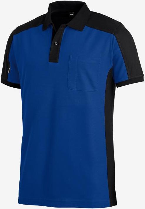 FHB - Bielefelder Zunft Poloshirt KONRAD Gr.XL royal/schwarz FHB 91490-3620-XL