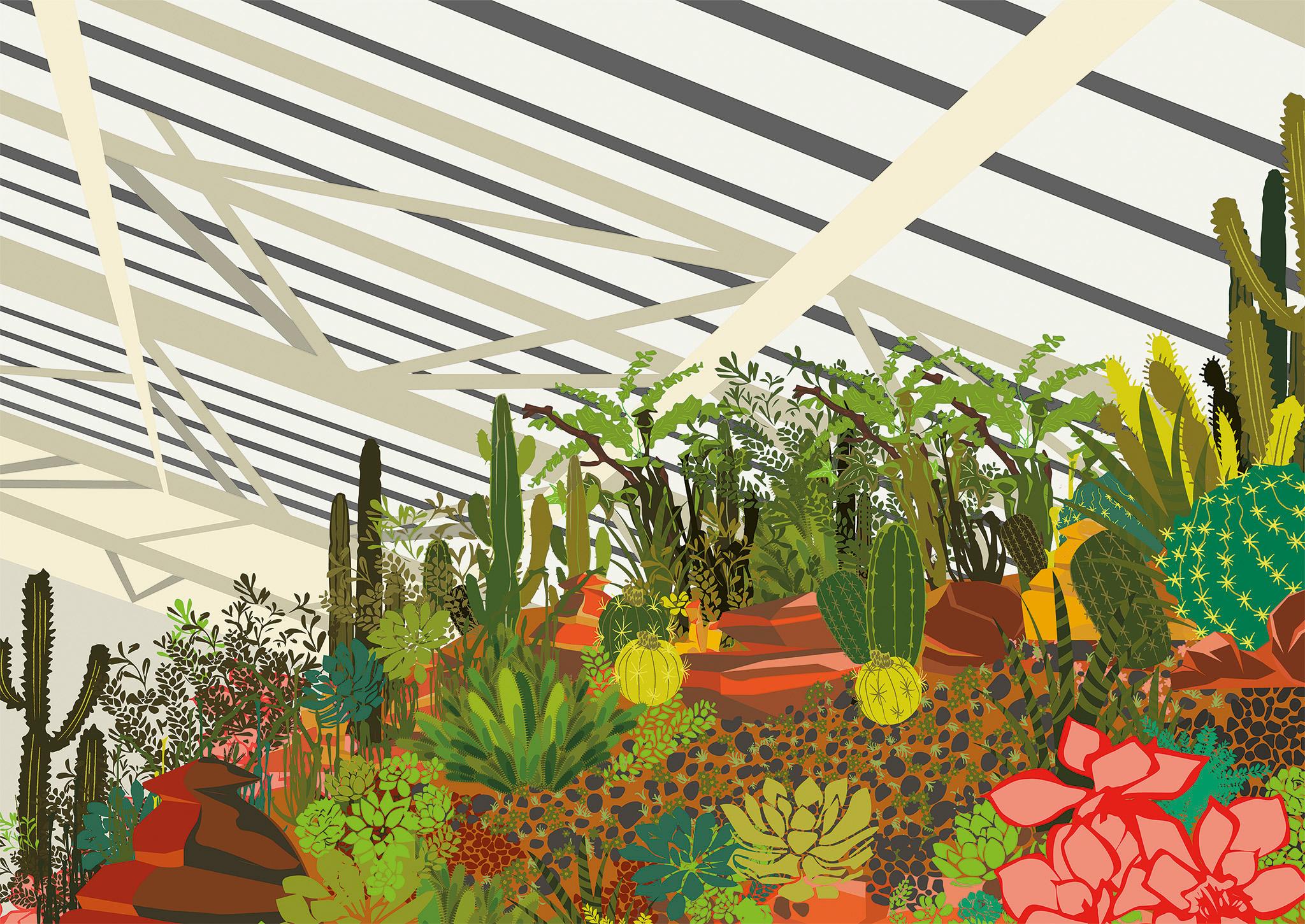 GIBSONS Puzzle Brutalist Winter Garden, London 500 Teile 03603
