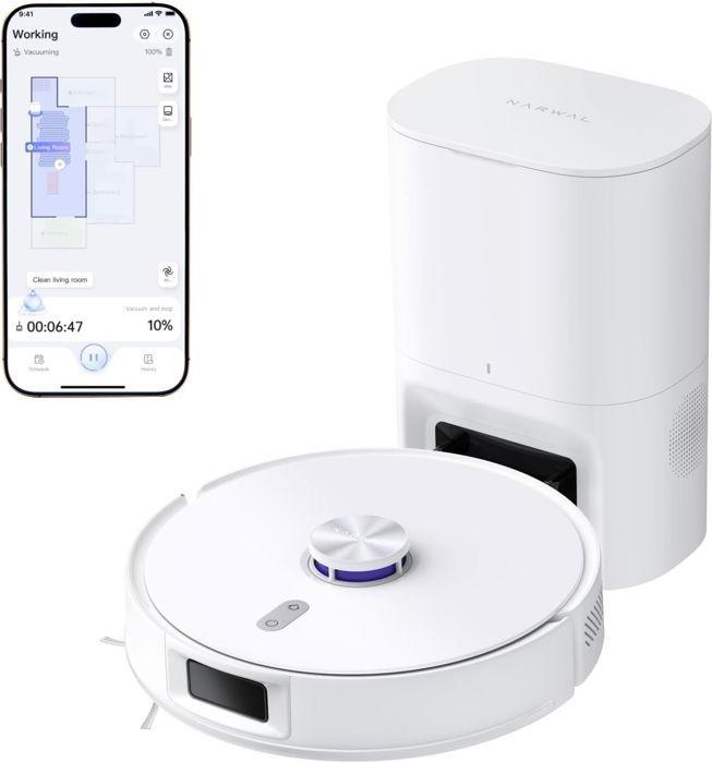 Saugroboter Wischroboter Narwal Freo S, 8000 Pa, 180 Tage Autovidage, LDS Navigation, 3D Kartierung NAR6972075737232