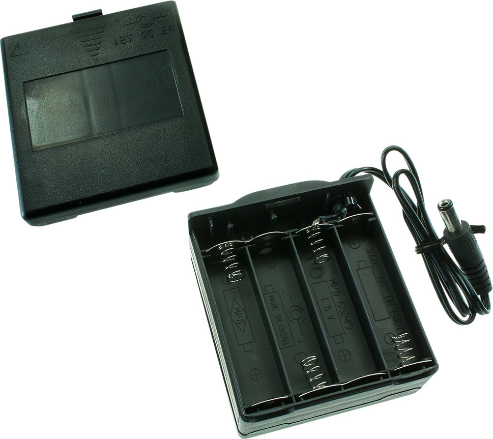 Dönges Batteriegehäuse für 8 Mignon-Zellen MPD (Batteriezubehör Akkuzubehör)