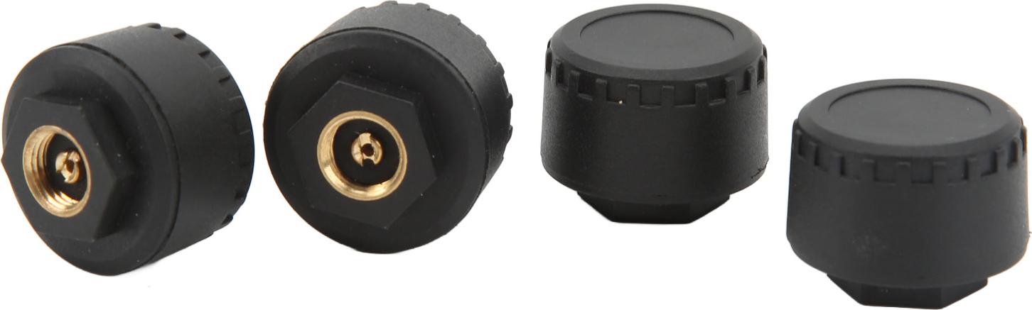 Gistuch TPMS Reifendrucküberwachungssystem 4 externe Sensoren Echtzeitanzeige Temperatur 0 bis 100 PSI für Auto-Wohnmobil-Anhänger