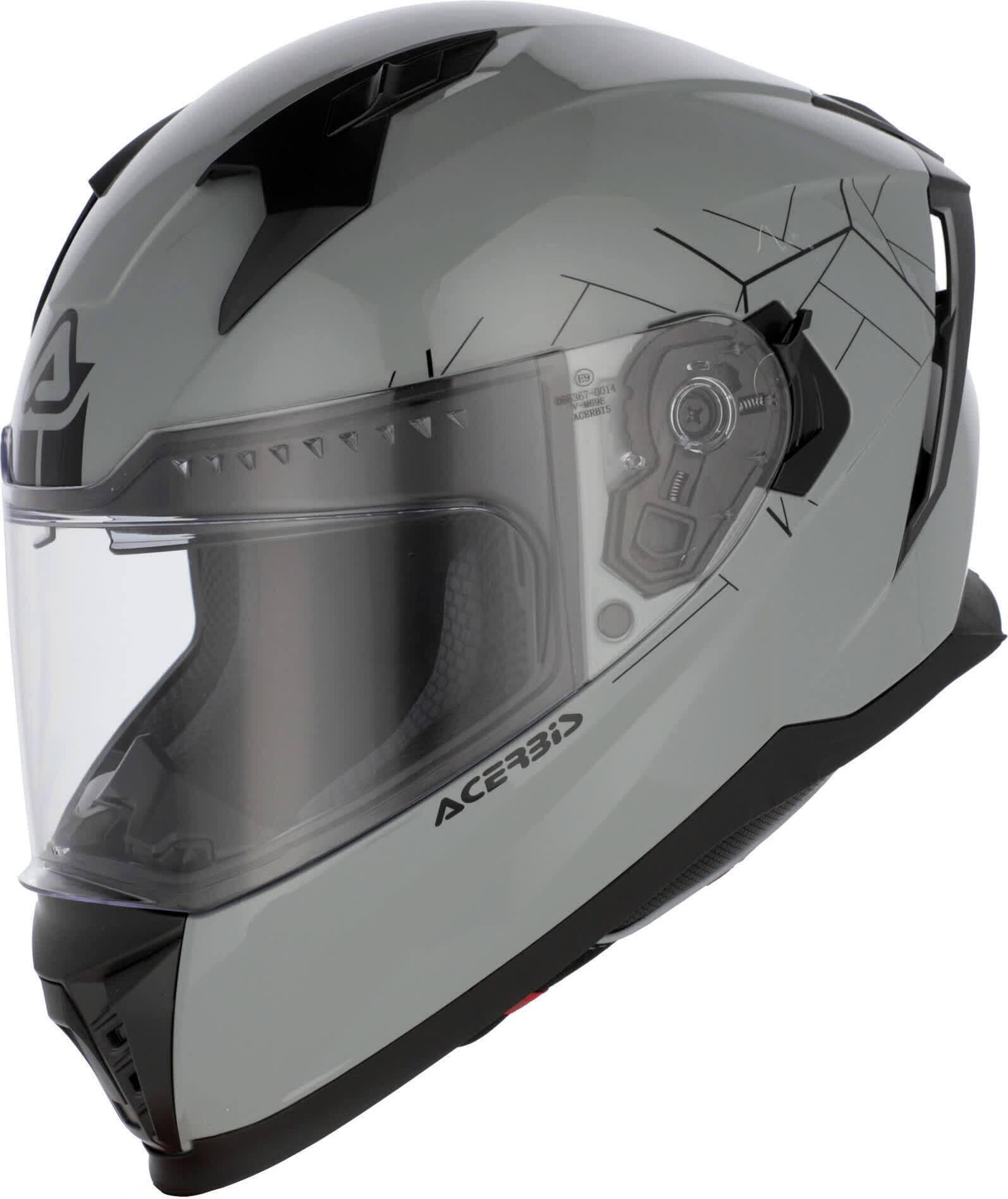 Acerbis X-Way Solid Helm, grau, XL (60/61) 0025402.070.068