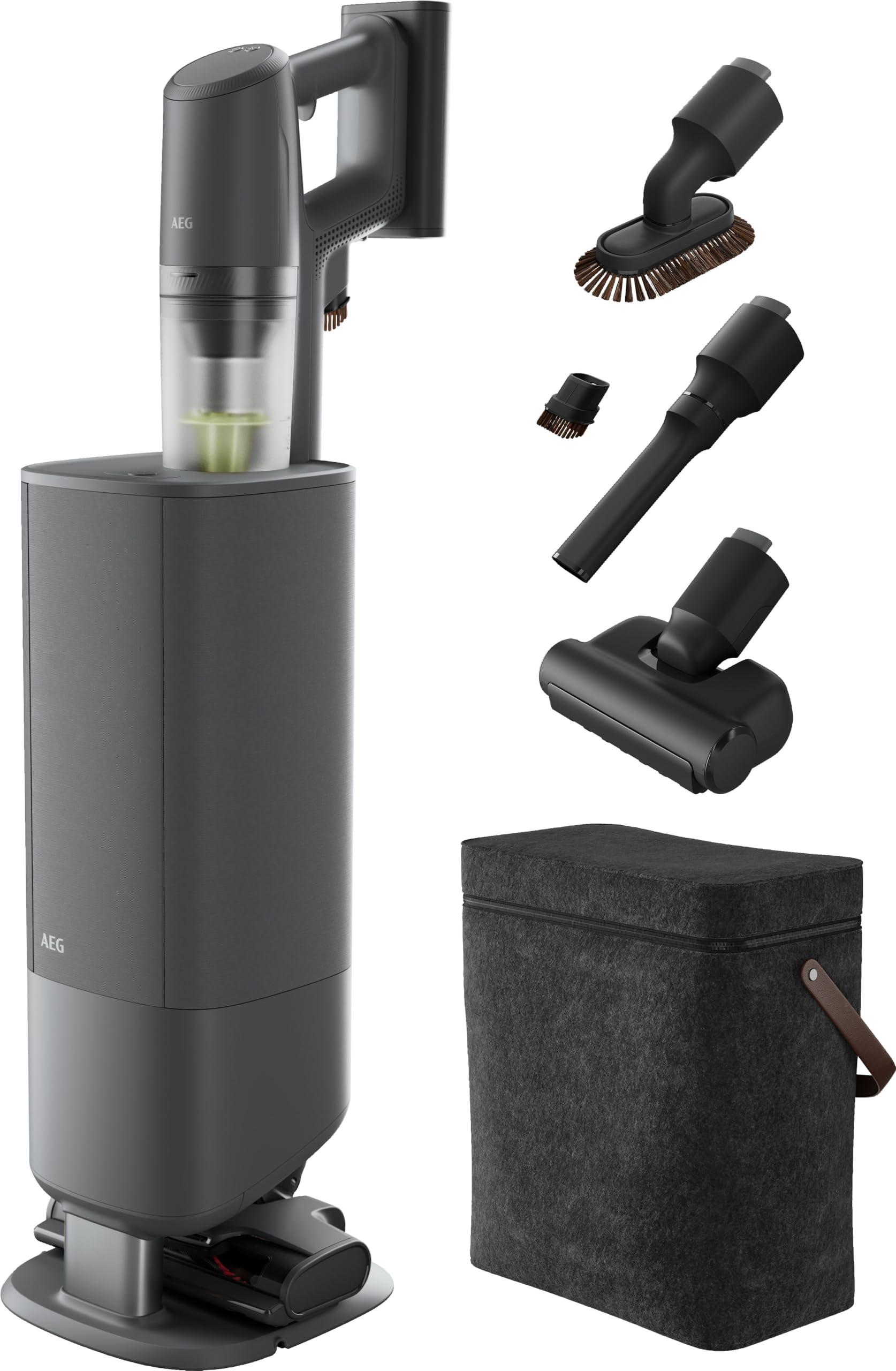 AEG Ultimate 8000 Akku Staubsauger mit Absaugstation und 5-Stufen Filtration