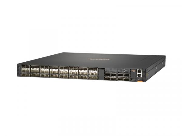 HPE Aruba Networking CX 8325-48Y8C 48p 25G SFP/+/28 8p 100G QSFP+/28 FB 6 Fans 2 PSU Bundle, 6400 Gbit/s, 2000 miliónov paketov za sekundu, 32 MB, 2200 MHz, 16000 MB, 8000 MB