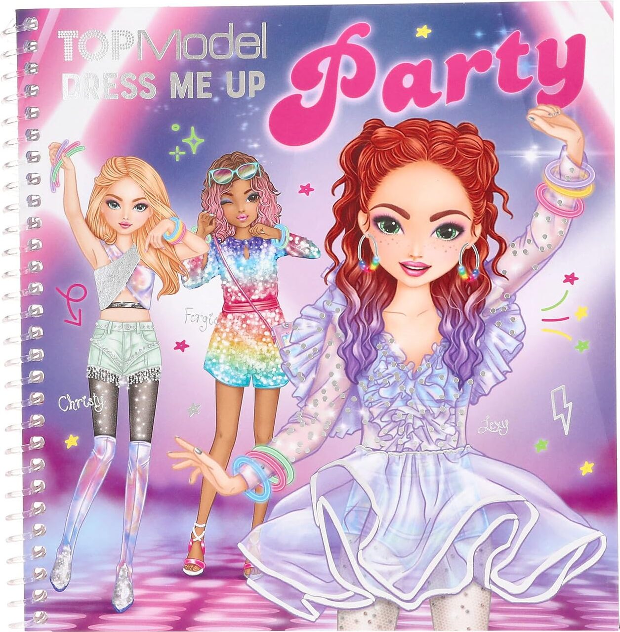 Livre D'autocollants TOPModel Dress Me Up – 24 Pages – Depesche 11935 – Activité Créative Pour Enfants