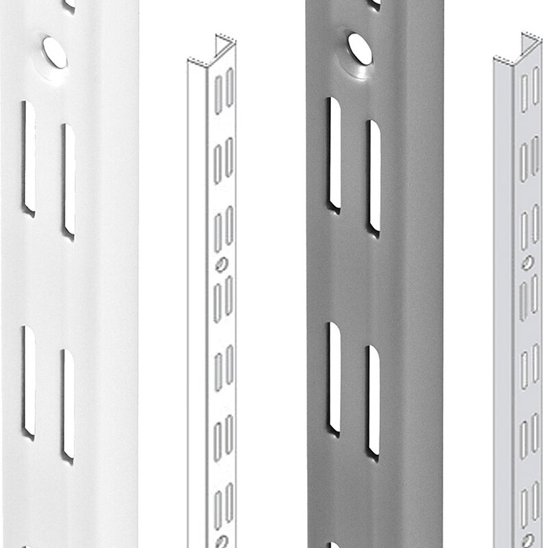 Dolle Wandschiene 2-reihig weiß 1495 mm 817021