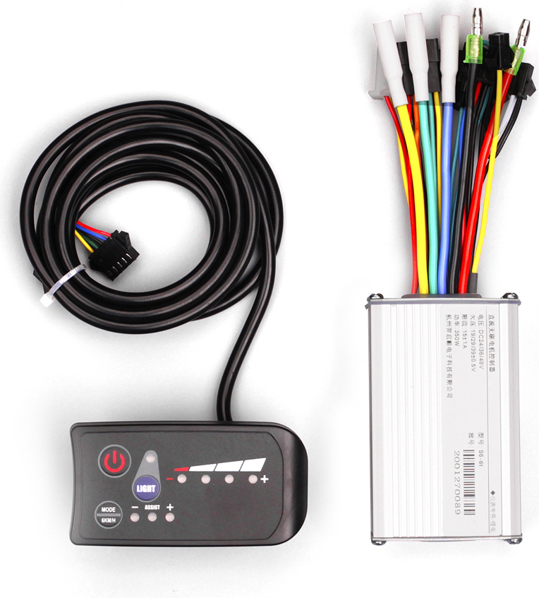 Lixada 250W/350W elektrischer Fahrrad-Controller, wasserdicht, LED-LCD-Display, bürstenloser elektrischer Fahrrad-Controller, 36 V