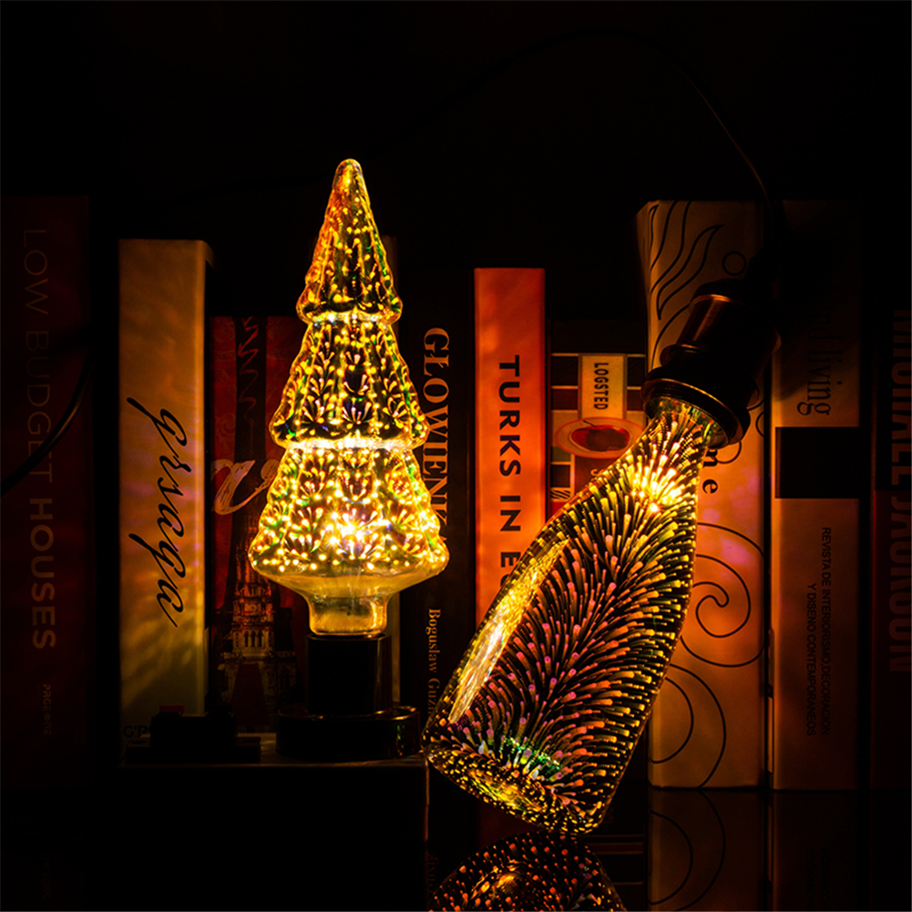 KKmoon 3D Feuerwerk LED Glühbirne LED Glühbirnen 3D Feuerwerk Effekt 4W E27 Feuerwerk LED Lampe Vintage Bunte Dekorative Glühbirne K_10176161_250312_46475