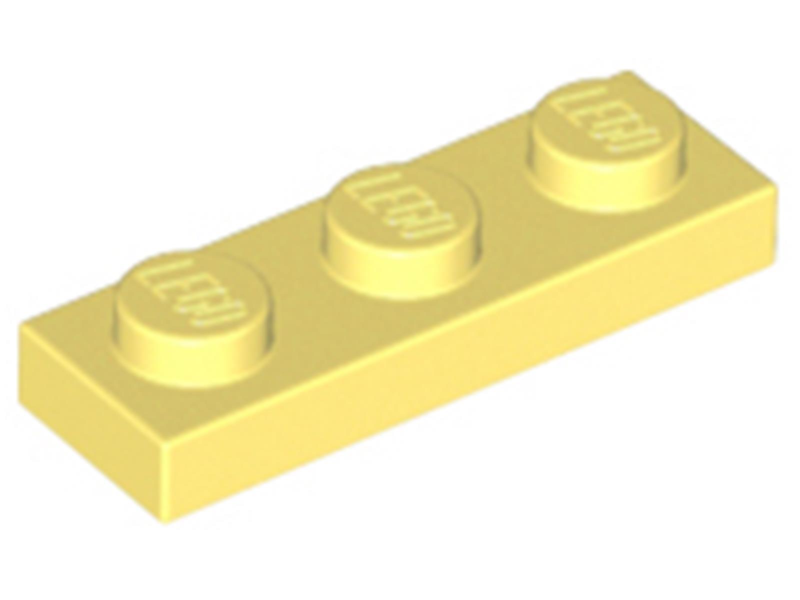 Lego® 1x3 doska 3623 - 1 kus Svetlá svetložltá
