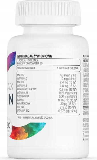 OstroVit Magnesium Max+Vitamin Magnesium 47 g 60 Stk.