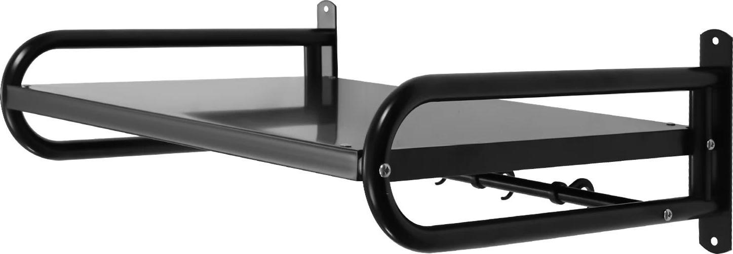 StarTech Wandmontiertes Mikrowellenregal - Küchenablage - Robuster Kohlenstoffstahl - Großes Regal - Einfache Montage - Küchenorganisation