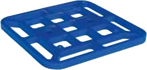 Harpun Unterlegplatten für hohe Belastungen bis 6 Tonnen, 100 × 100 × 5 mm, 1 Stück