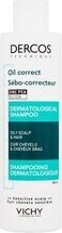Vichy Dercos Oil Correct Normalizujúci šampón na mastné vlasy a pokožku hlavy, 200 ml