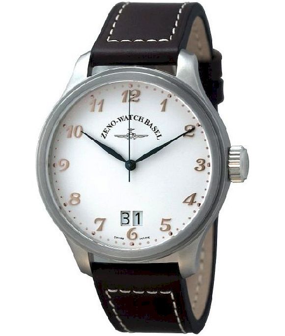Zeno-Watch - Náramkové hodinky - Pánske - Chrono - Oversized Retro - 4268-7003BQ-f2