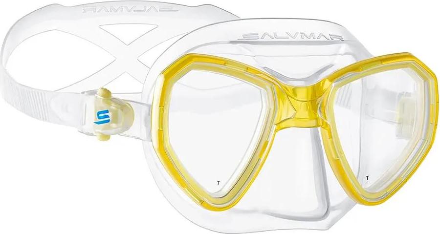 Salvimar Morpheus Tauchmaske Durchsichtig,Gelb Herren,Damen Durchsichtig,Gelb One Size 000060G