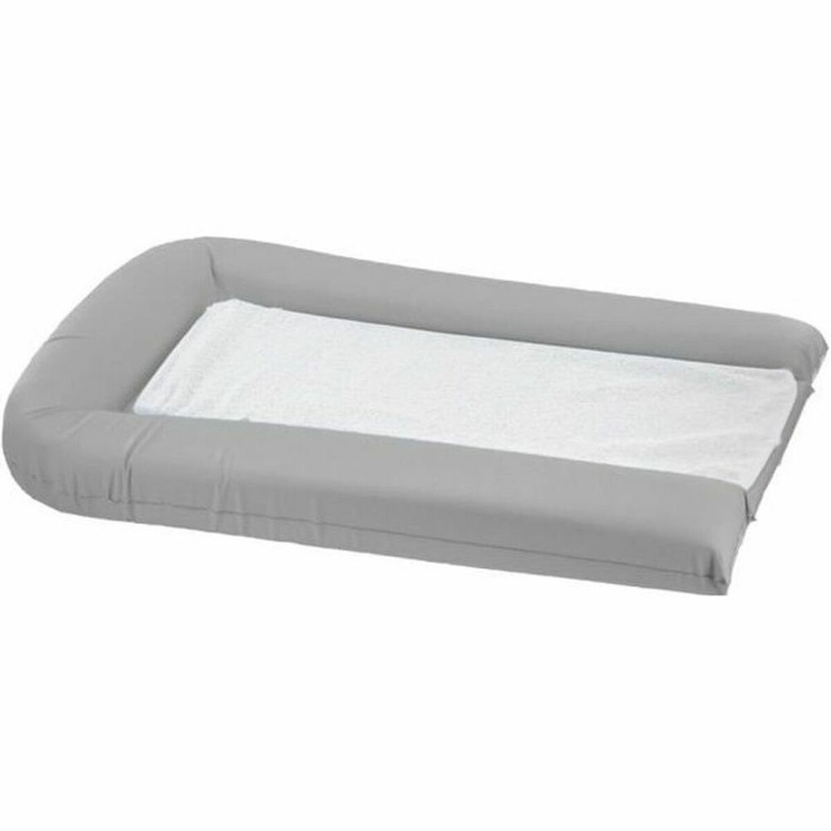 DOMIVA Wickelauflage PVC perlgrau + 2 Schwämme DOU3700948324981