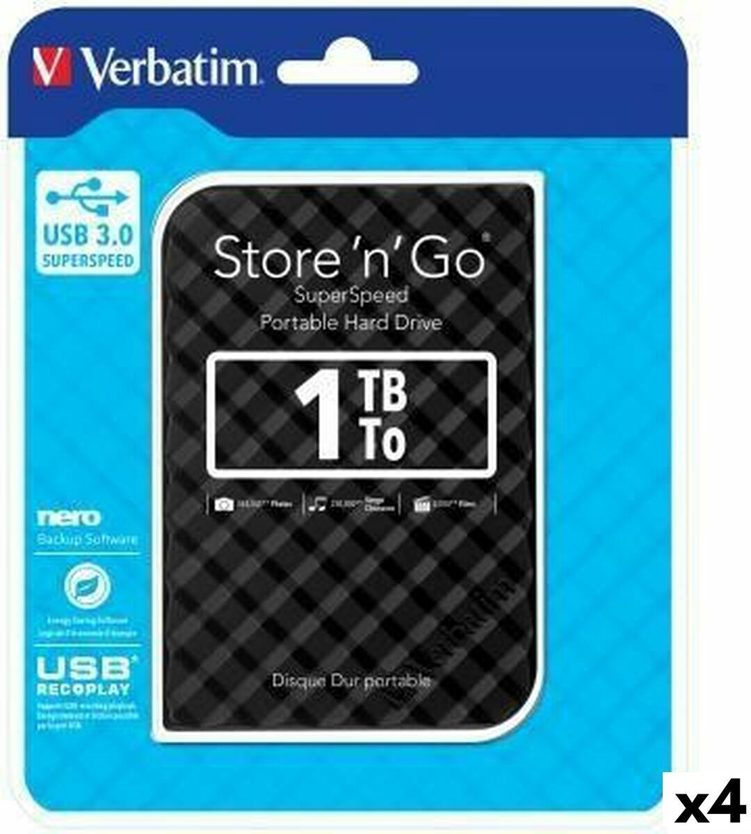 Externe Festplatte Verbatim Store n Go 1 TB