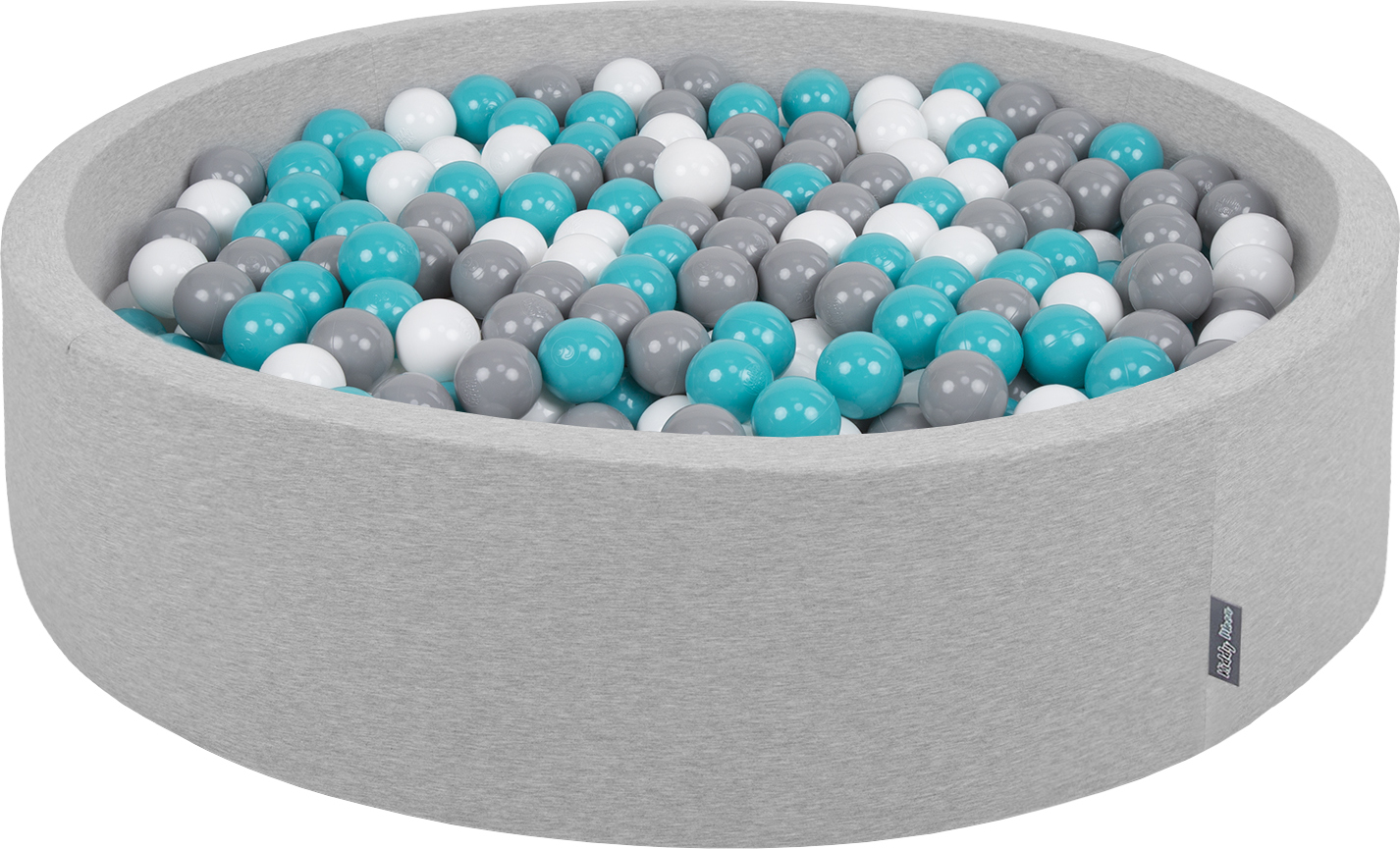 Piscina De Bolas KiddyMoon De 90x30 Cm Con 300 Bolas – Color Dorado/Transparente/Perla, Ideal Para Desarrollo Sensorial Y Diversión Infantil