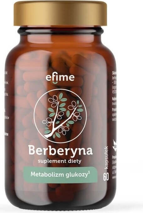 Nahrungsergänzungsmittel EkaMedica Efime Berberyna (60 Kapseln) 8463