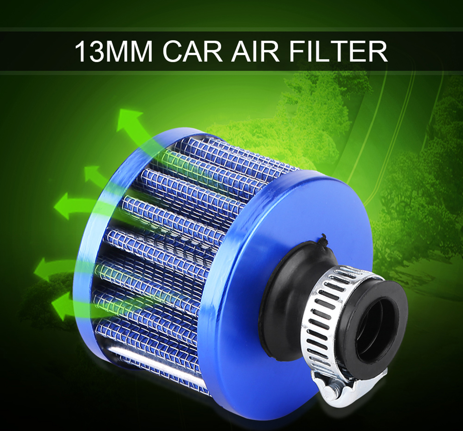 Cocosity Luftfilter,Luftansaugfilter,Auto-Luftfilter,Luftansaugfilter-Kit,Kaltluftansaugfilter,Universal-Luftfilter