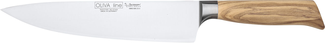 Burgvogel Oliva Line Kochmesser 23 cm breit