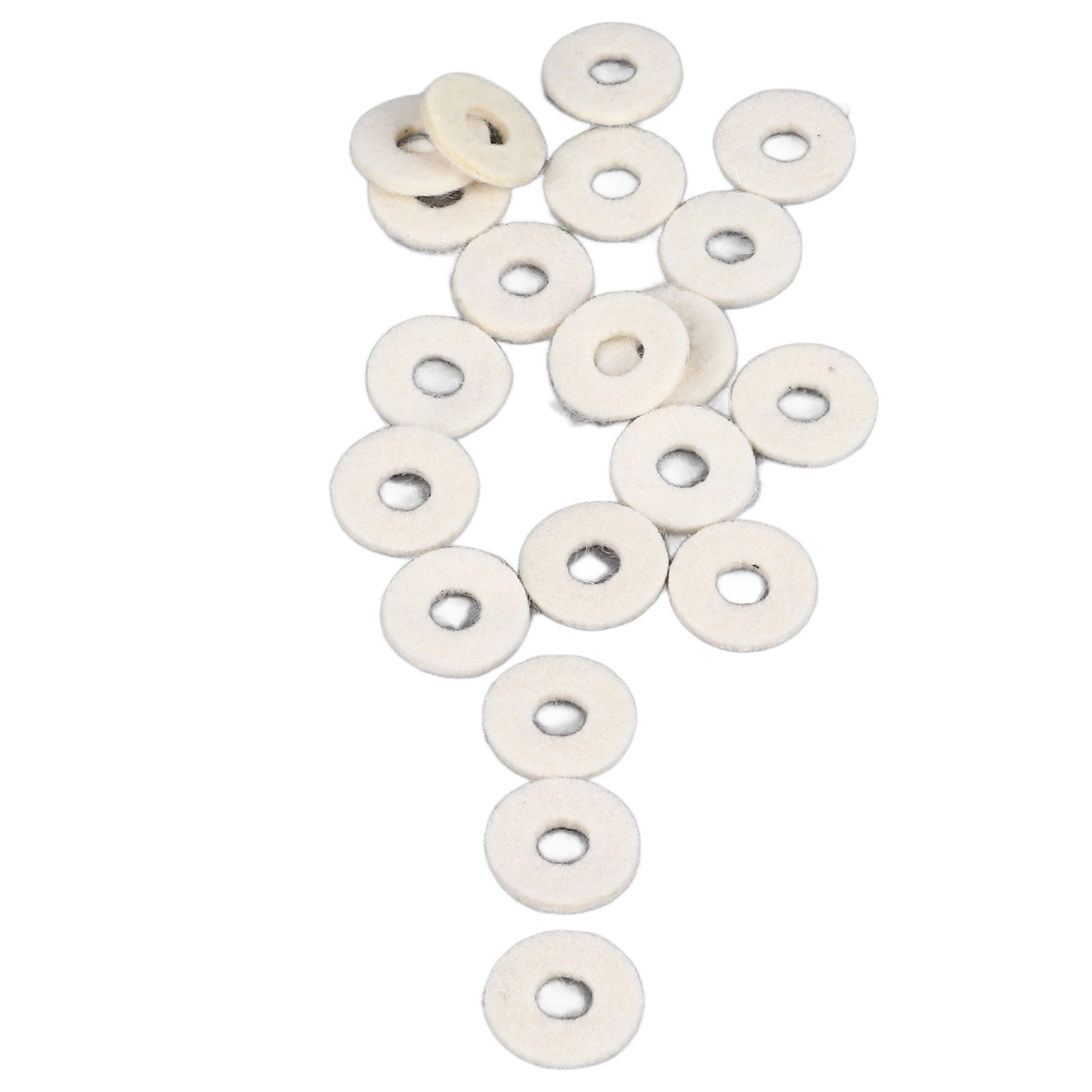 Cocosity Trompetenfilz,Trompetenfilz Unterlegscheiben,Trompetenventilfilz Unterlegscheiben,Trompetenventil Unterlegscheiben,Beige Trompetenfilz,Trompetenzubehör