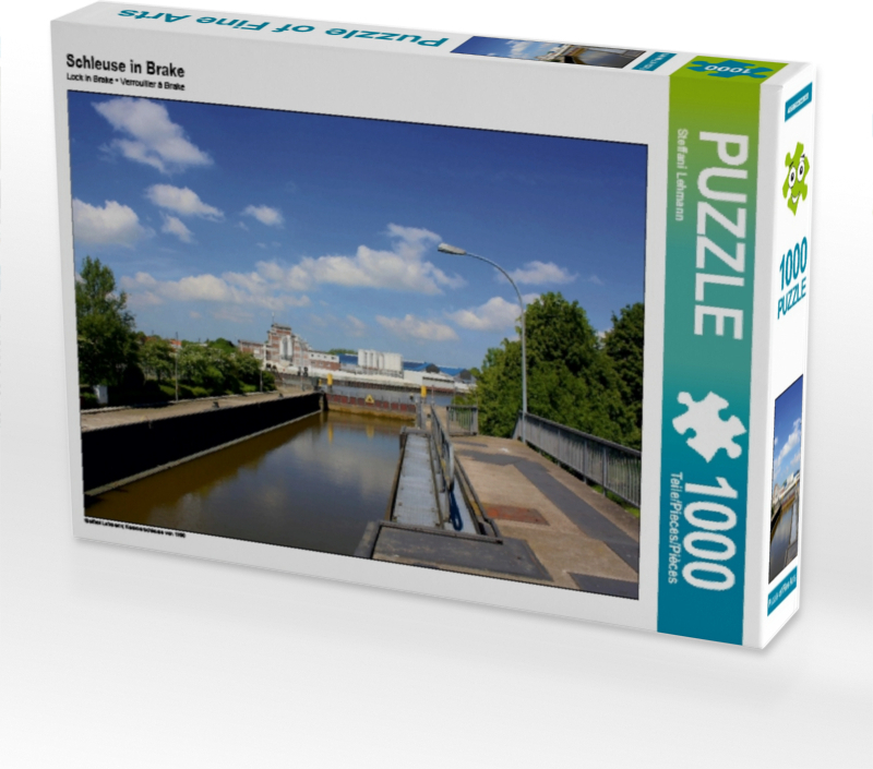 Calvendo Schleuse in Brake 1000 Teile Puzzle quer 640x480mm, Lehmann Steffani; 7360658
