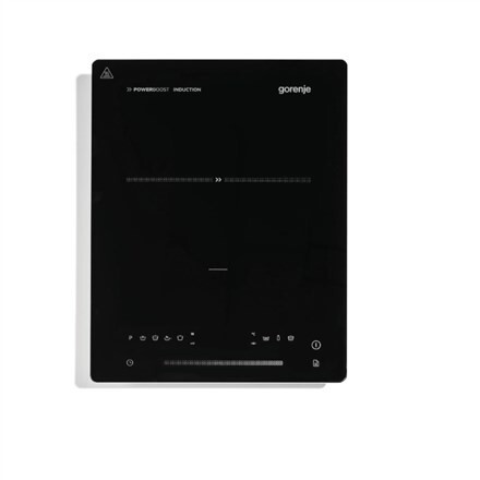 Indukčná varná doska Gorenje ICY2000SP, počet horákov/ohrevných zón 1, dotyková, časovač, čierna
