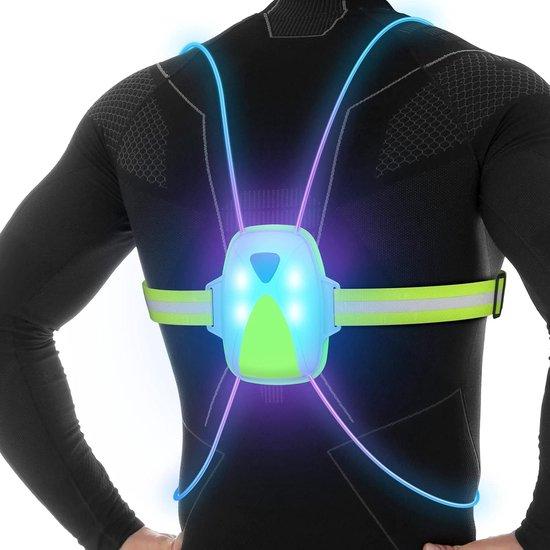 OEM Reflektierende Laufbekleidung mit LED-Leuchten, inklusive Frontlicht, zur Erhöhung der Sicherheit beim Laufen. Geeignet für Männer und Frauen, für Aktivitäten wie Laufen, Radfahren oder Spaziergänge. Bietet hohe Sichtbarkeit durch Warn-LED-Leuchten 2026