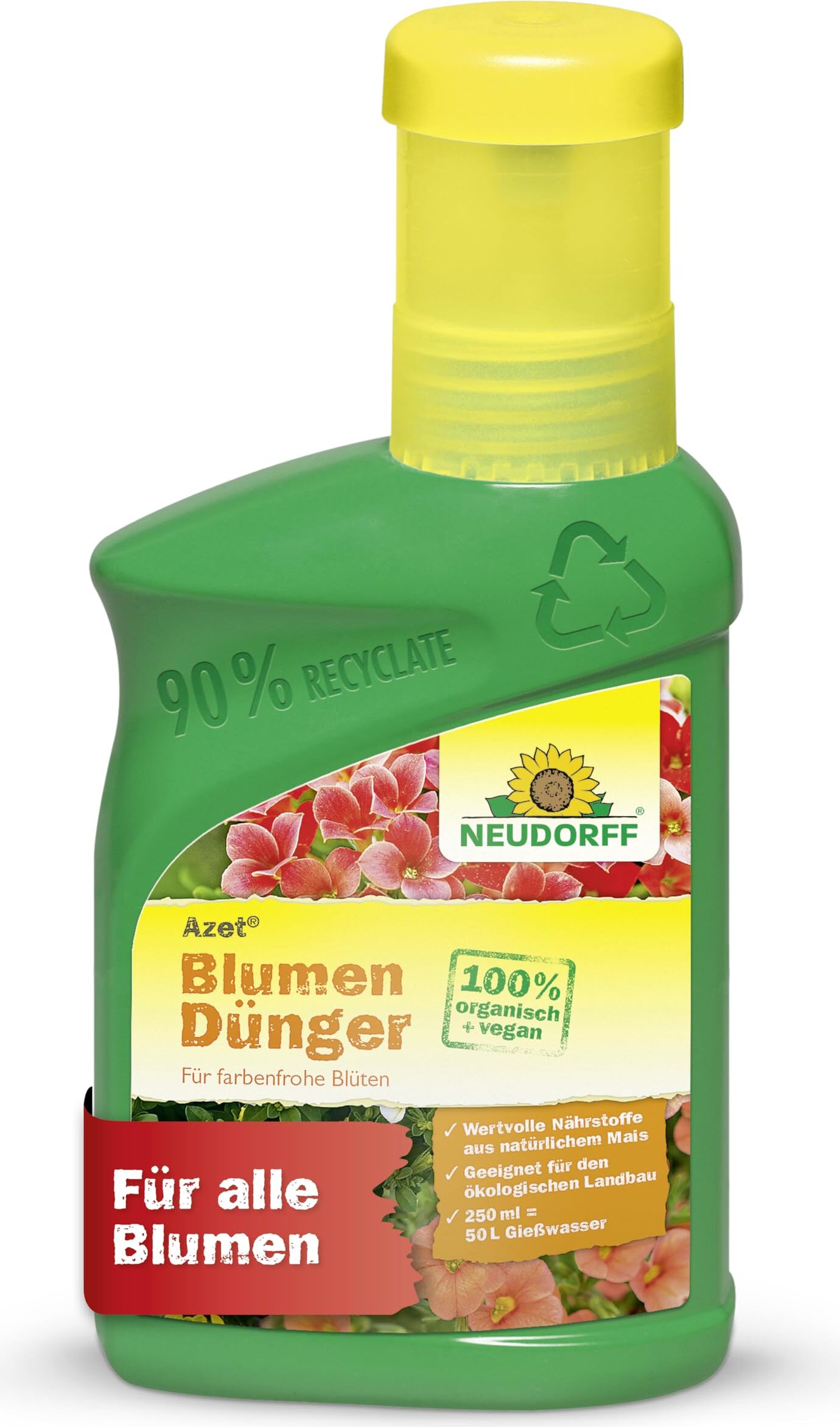 Neudorff - Azet BlumenDnger 250ml fr 50L Giewasser 100%