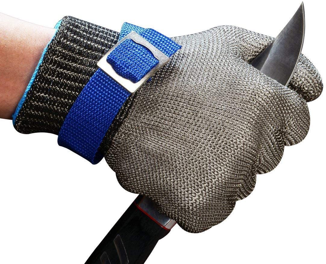 M Schnittfeste Handschuhe Rostfreier Stahl Handschuh Level 5 zum Küche Metzgerei