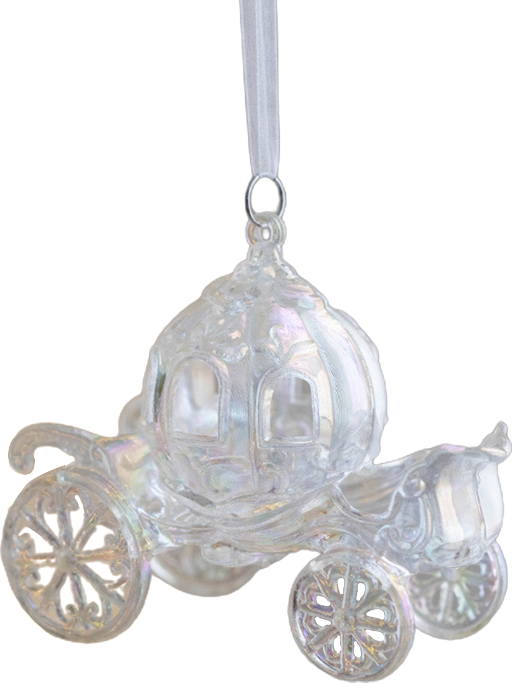 Homedvery Weihnachtsdekoration,süße 3D-Kutsche,Ballettmädchen,Schmetterling,Weihnachtsbaum,hängende Ornamente,Heimdekoration,Feiertagsdekoration,Neujahrsgeschenk, A 3847535