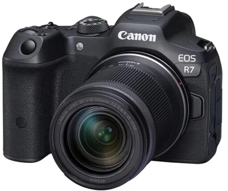 Canon EOS R7 + Objektiv RF-S 18-150mm F3.5-6.3 IS STM + Bajonettadapter EF-EOS R Systemkamera 11538062203