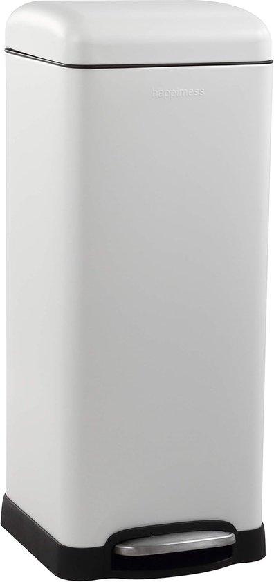OEM Rückwärtsfahrende Schredder-Mülltonne - 30 Liter - für Küche und Büro - weiß 2026