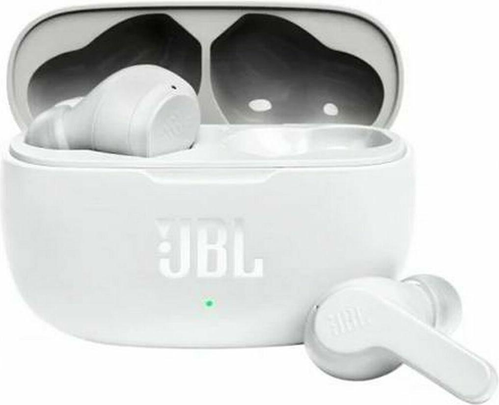 Slúchadlá Bluetooth s mikrofónom JBL White