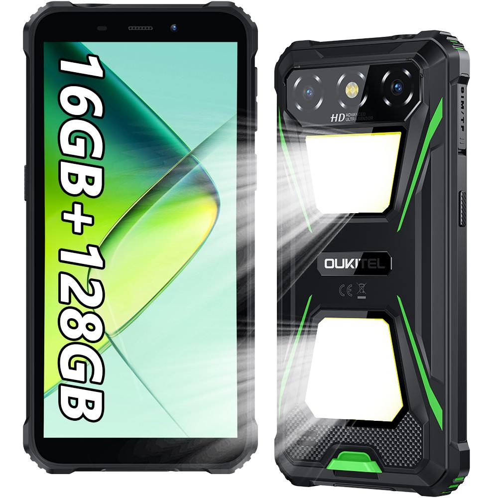OUKITEL G5 (2025) Outdoor Smartphone 16GB+128GB/1TB Outdoor Handy Ohne Vertrag mit 900LM Campinglicht, 6