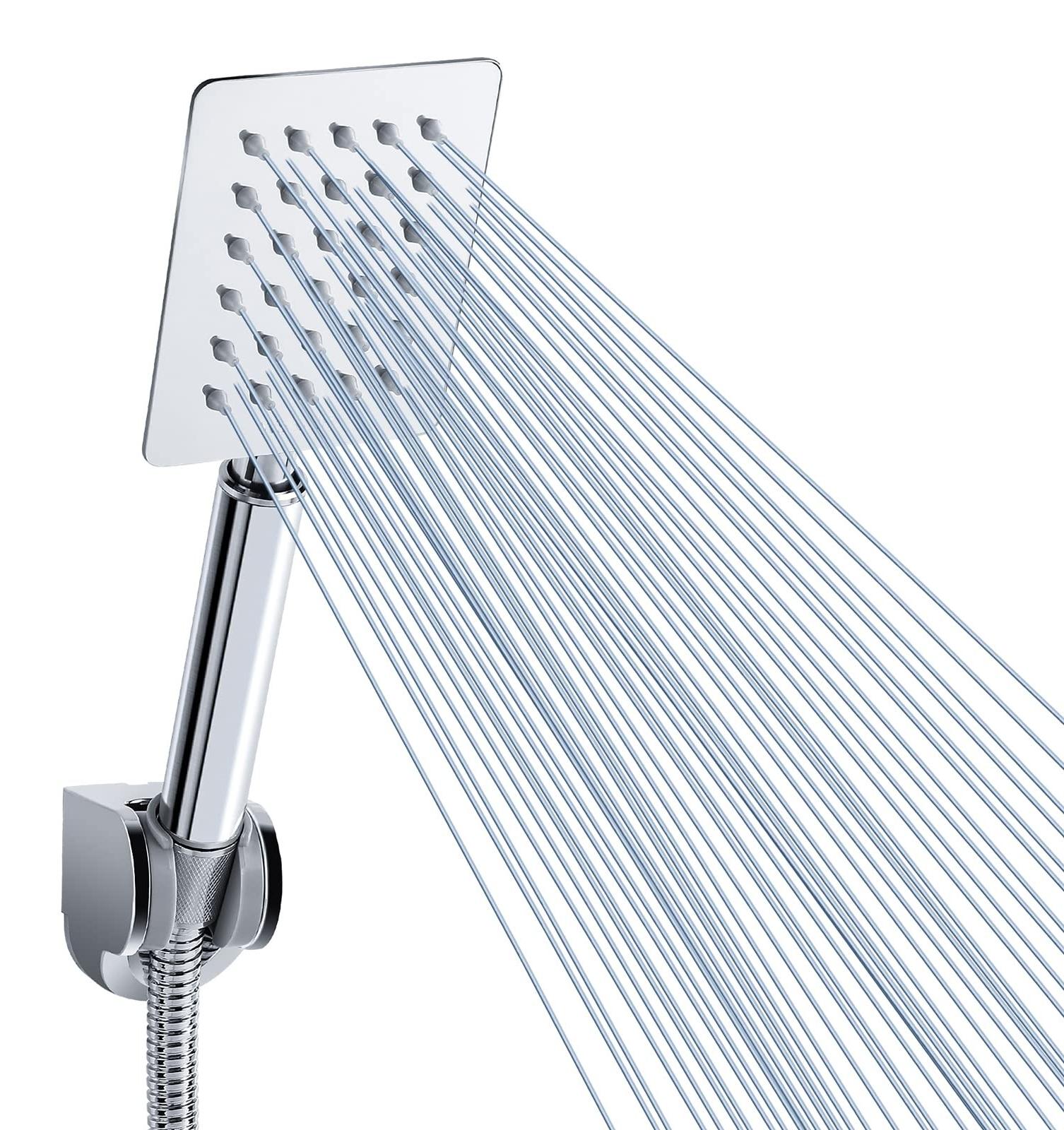 Merkloos Duschkopf für hohen Druck – Duschkopf mit Schlauch – Duschkopf mit Filter – Regendusche – Grohe-Duschkopf – Konstruktion aus Edelstahl