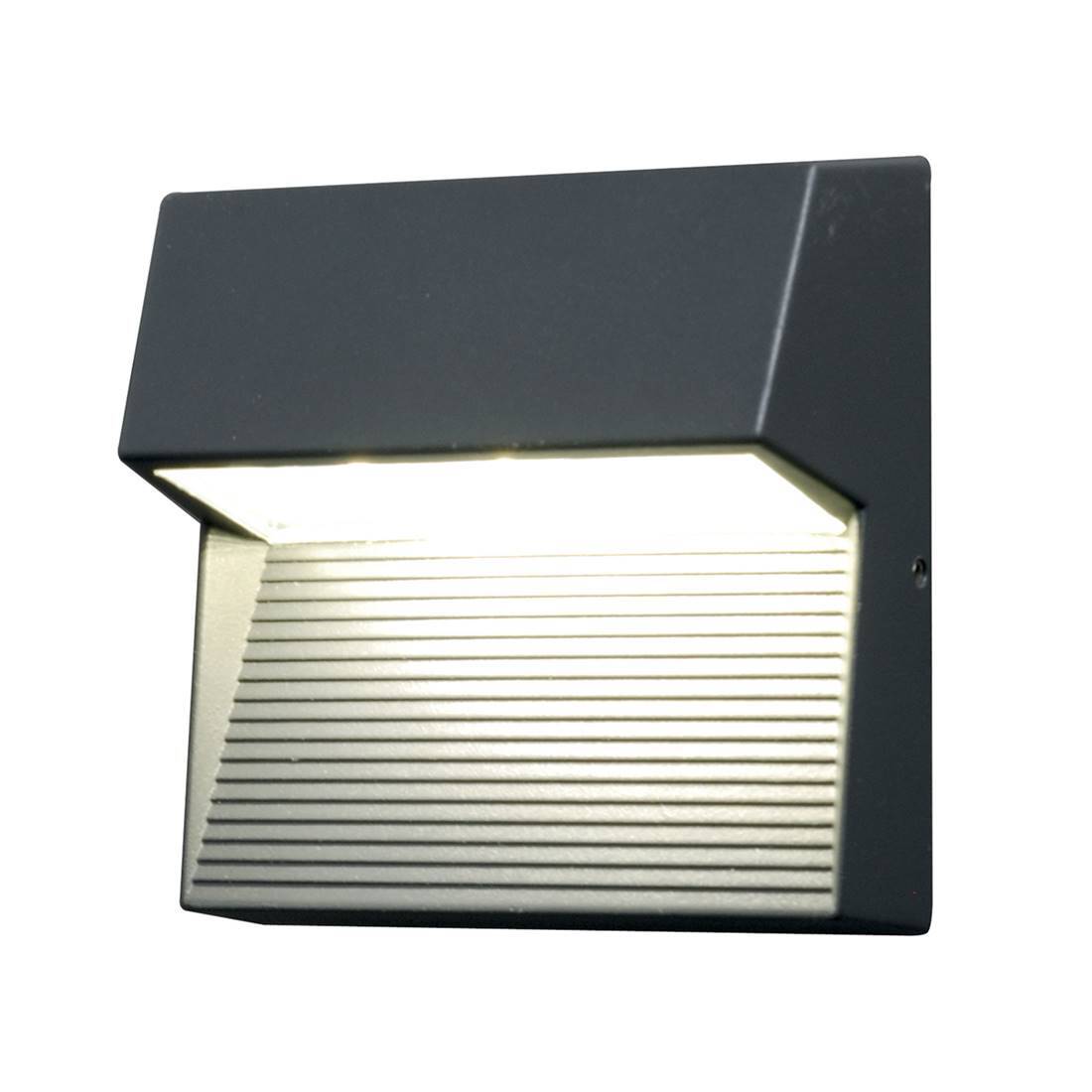 Elstead Lighting Elstead Freyr LED Außen-Wandleuchte 15cm Graphit IP54 FREYR-SQ