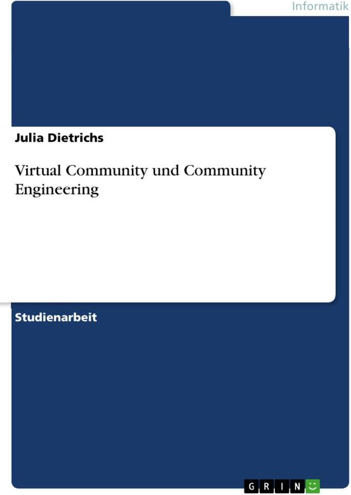 Sonstige Verlage Virtual Community und Community Engineering