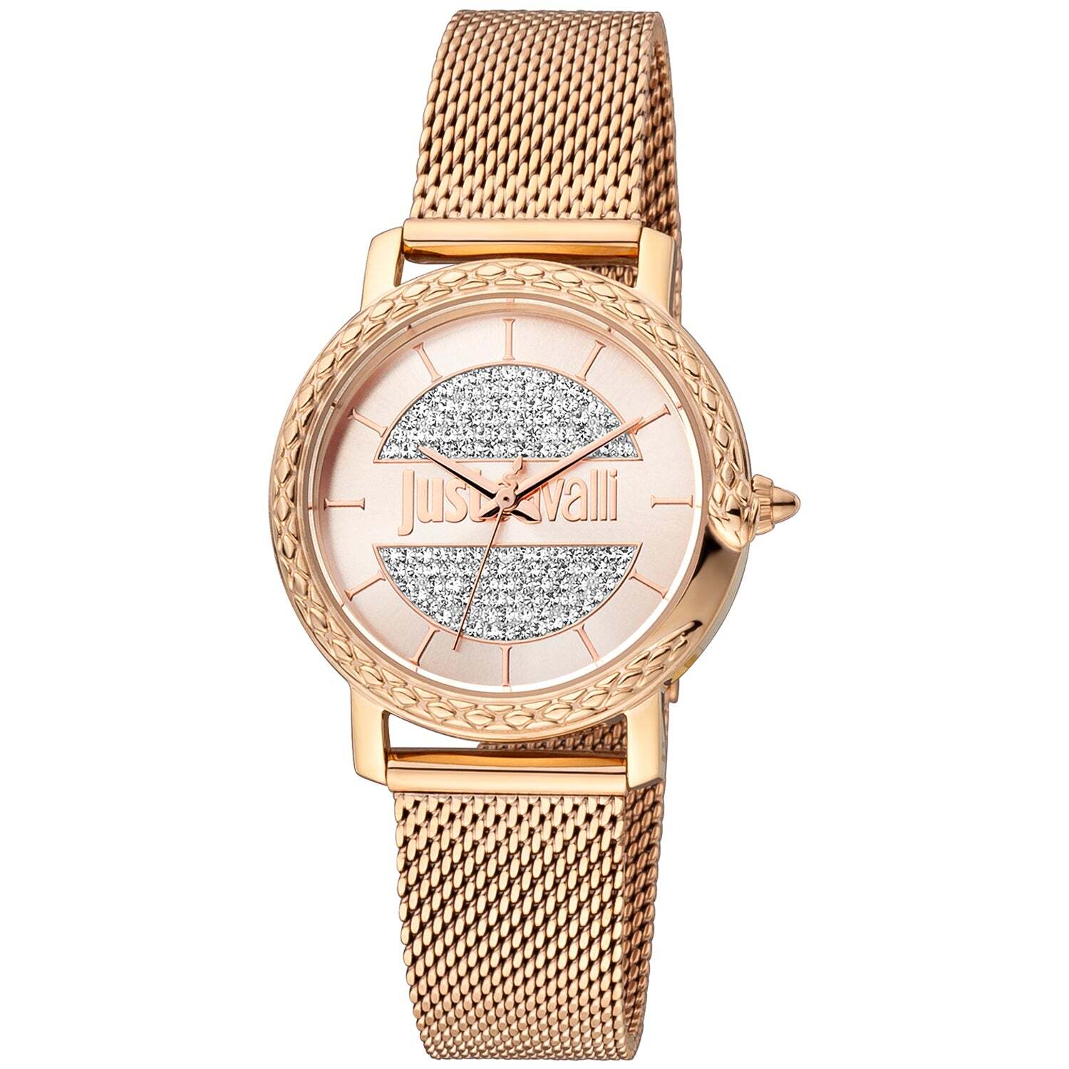 Hodinky Just Cavalli JC1L212M0245 Dámske náramkové hodinky Rose Gold